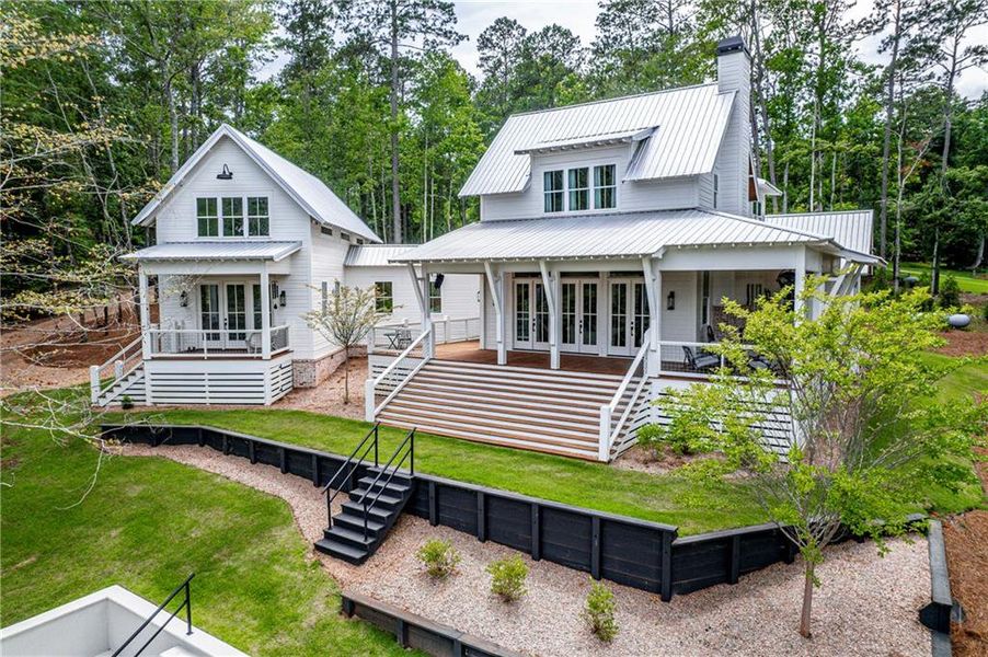 Front exterior of a new home in , Eatonton, GA, highlighting curb appeal (Image 22). Front exterior of a new home in , Eatonton, GA, highlighting curb appeal (Image 22).