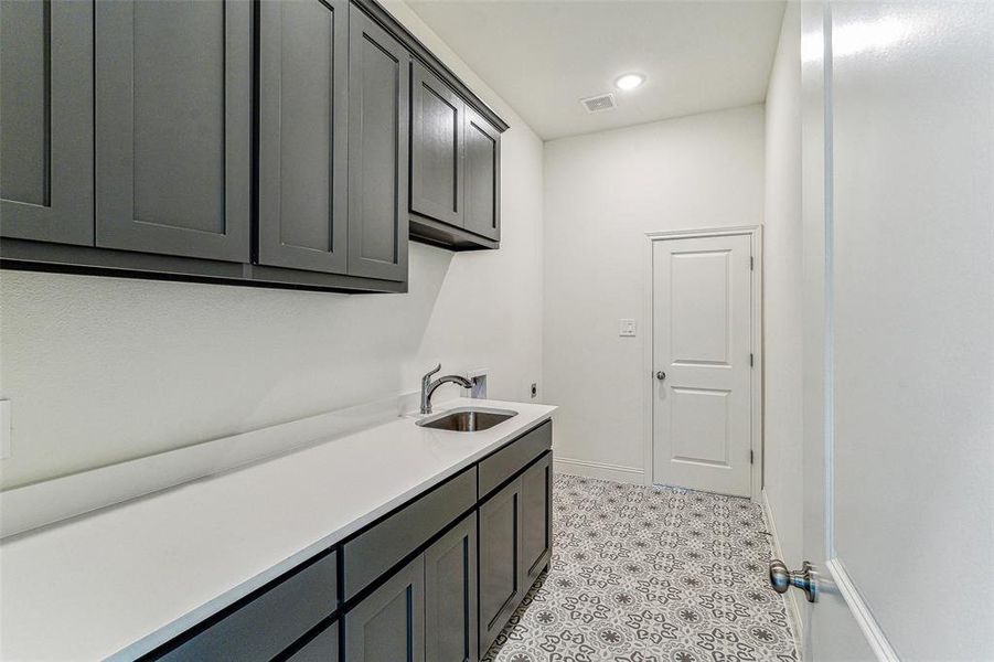 Laundry Room with Utility Sink