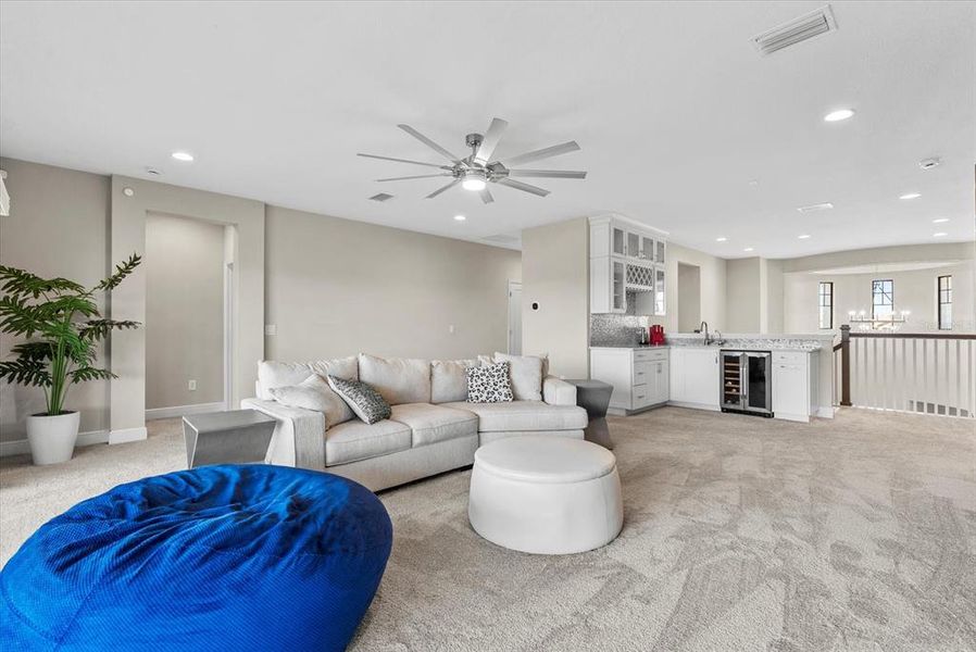 Furnished interior view inside a new home in Crosswind Ranch, Parrish (Image 49).