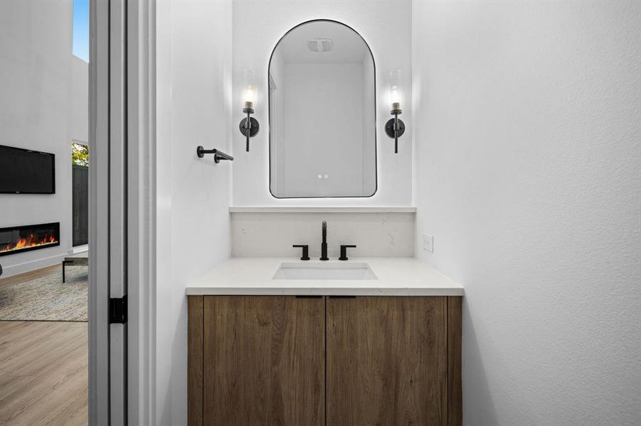 Furnished interior view inside a new home in , Dallas (Image 7).