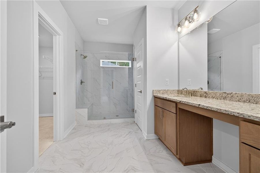 Furnished interior view inside a new home in The Manor at Gainesville Township, Gainesville (Image 9).