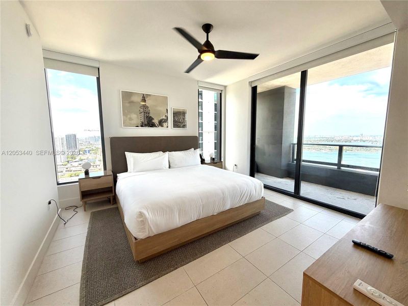 Furnished interior view inside a new home in , Miami (Image 12).