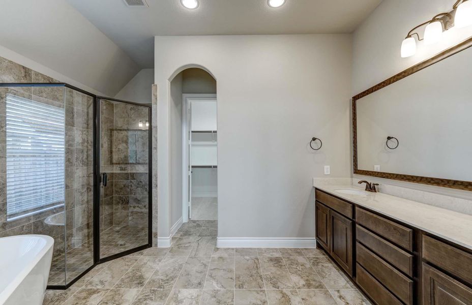 Furnished interior view inside a new home in Bridgeland 60′, Cypress (Image 9). Furnished interior view inside a new home in Bridgeland 60′, Cypress (Image 9).