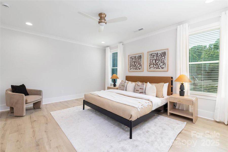 Furnished interior view inside a new home in , Charlotte (Image 13).