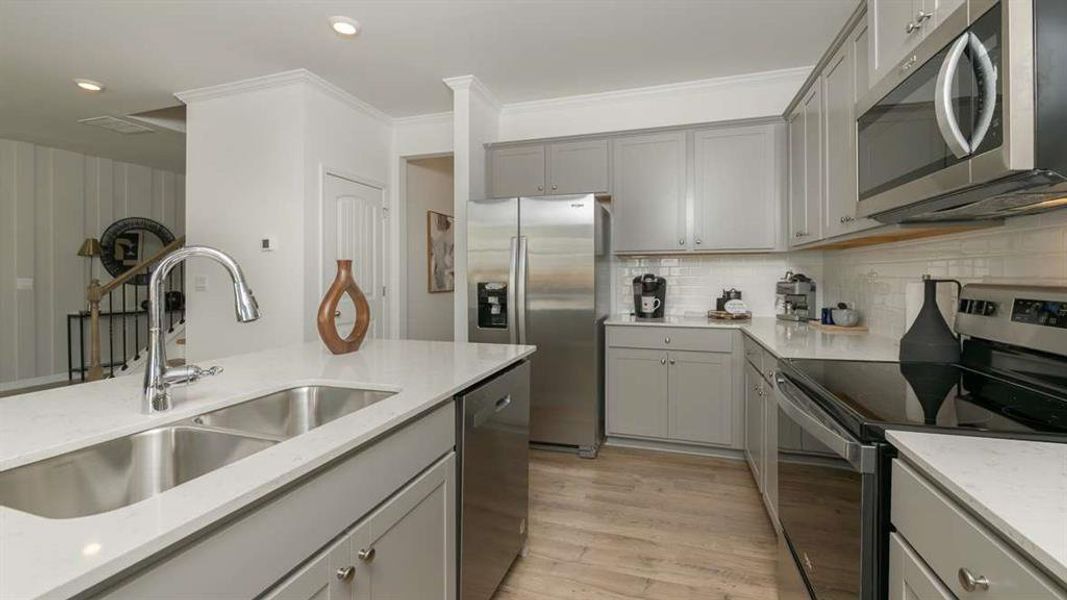 Furnished interior view inside a new home in Rosewood Farms, Acworth (Image 11).