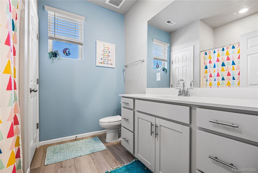 Furnished interior view inside a new home in Poudre Heights: The Alpine Collection, Windsor (Image 38).