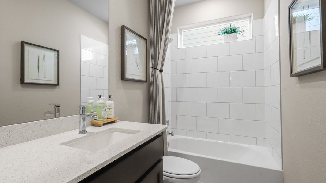 Furnished interior view inside a new home in Treeline, Justin (Image 32).