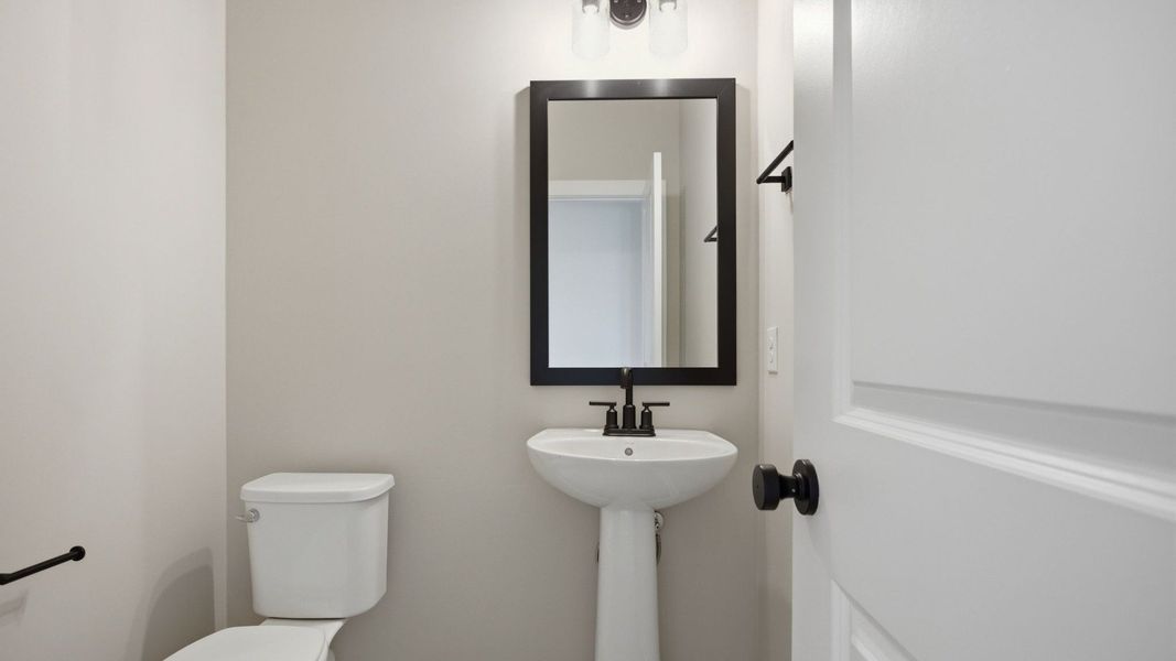 Powder room with toilet Powder room with toilet