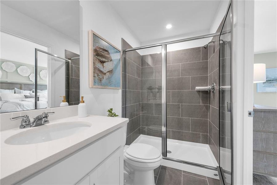 Furnished interior view inside a new home in Avalon Park Tavares Townhomes, Tavares (Image 26).