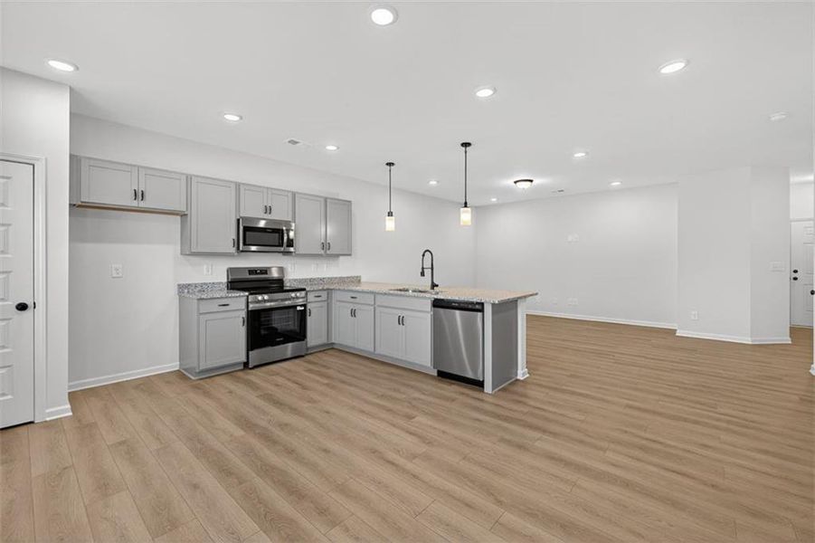 Furnished interior view inside a new home in Sanders Park, Austell (Image 7).