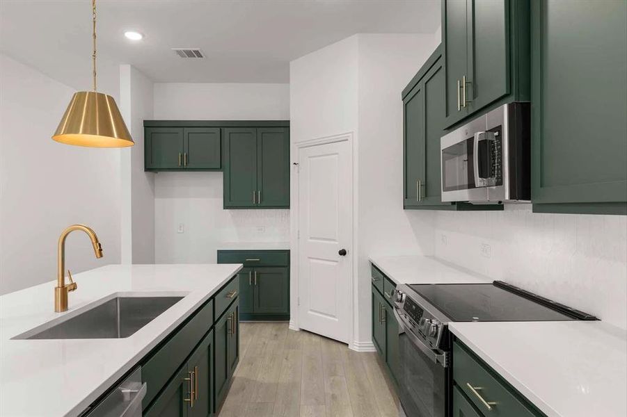 Furnished interior view inside a new home in Monticello Park, Princeton (Image 11).