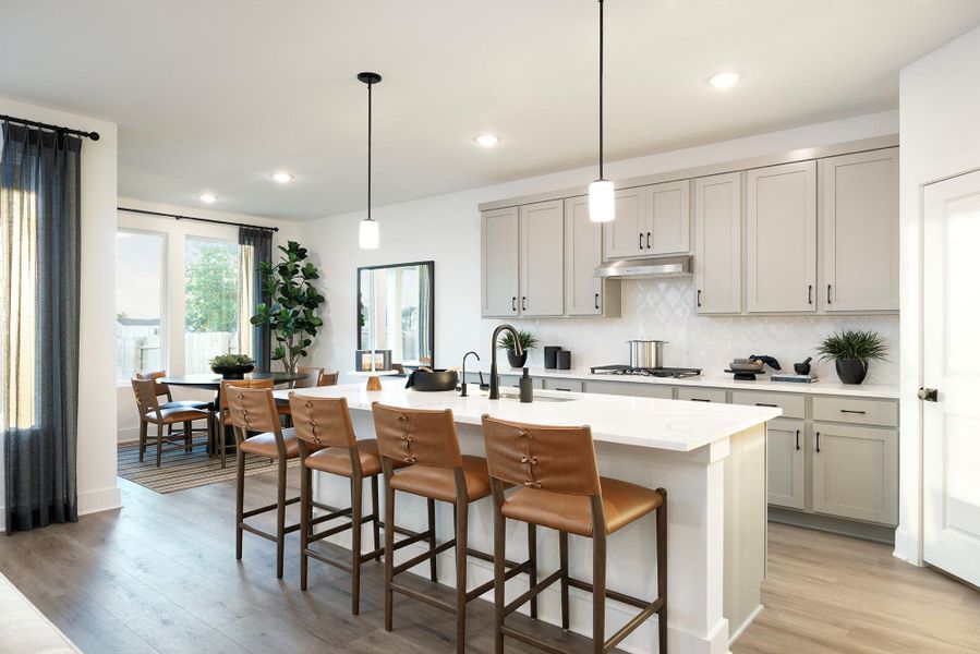 Furnished interior view inside a new home in Parkton Square, Kyle (Image 7). Furnished interior view inside a new home in Parkton Square, Kyle (Image 7).