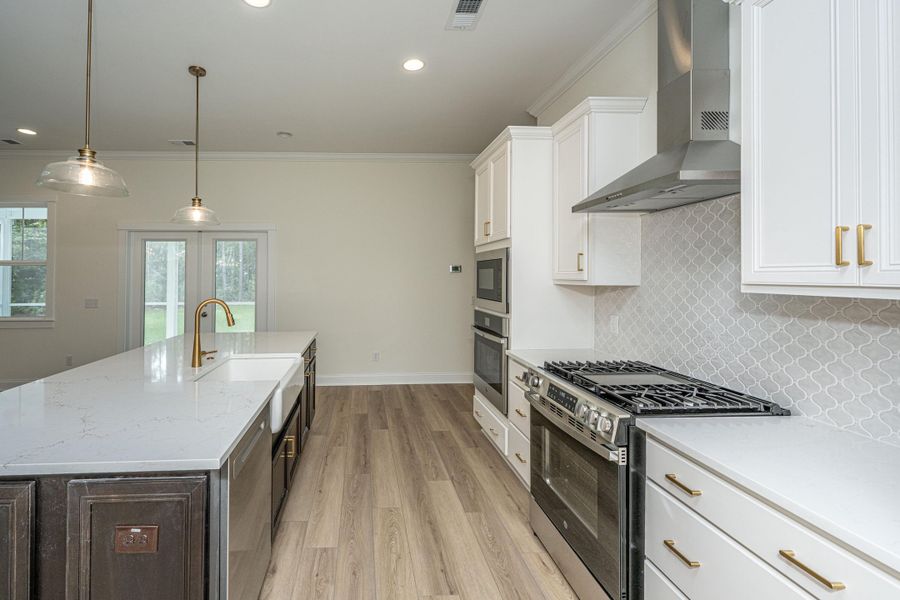 Furnished interior view inside a new home in , Awendaw (Image 12).