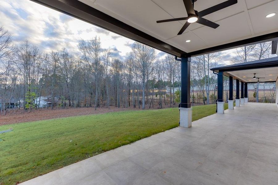 Exterior details and patio area of a home in , Buford (Image 34).