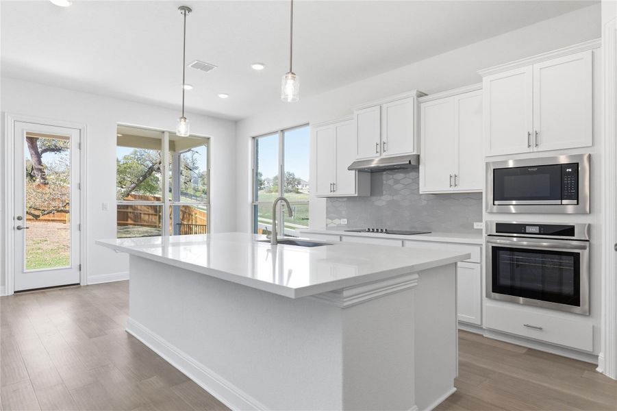 Furnished interior view inside a new home in Retreat at San Gabriel, Georgetown (Image 13).