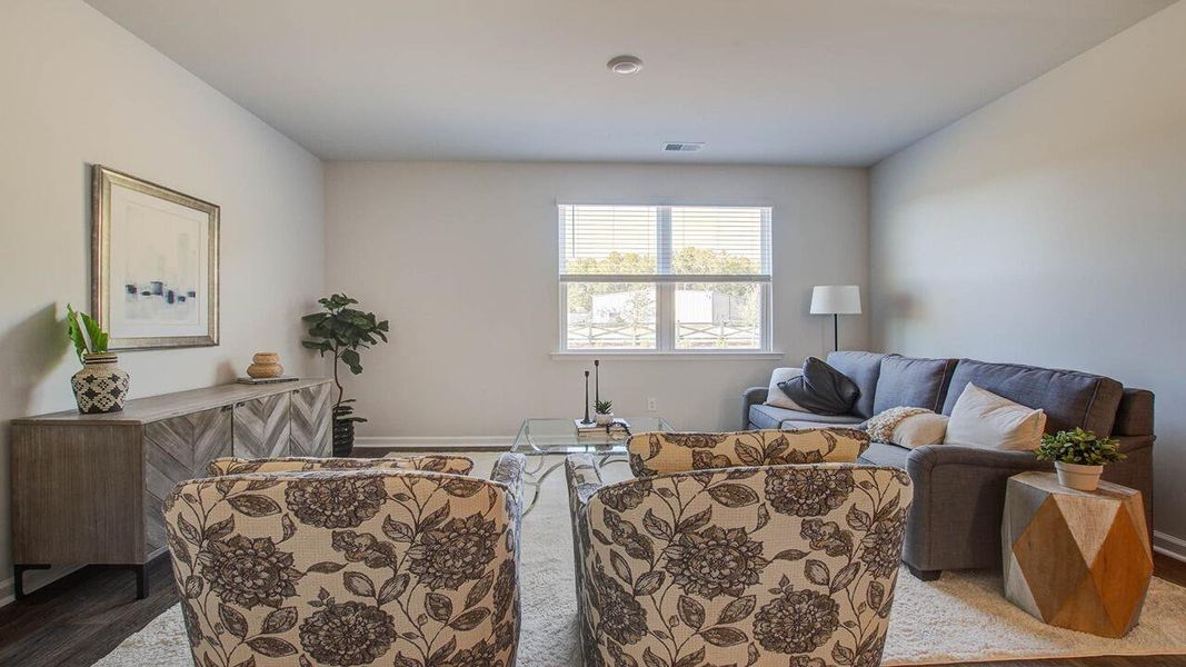 Furnished interior view inside a new home in The Ranch, Holly Hill (Image 9). Furnished interior view inside a new home in The Ranch, Holly Hill (Image 9).