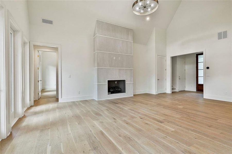 Spacious, unfurnished interior of a new home in Gardens at Arbor Springs, Newnan (Image 34).