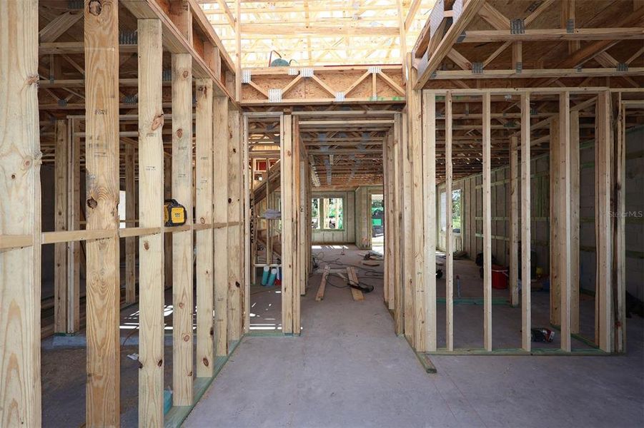 In-progress construction of a new home in Eden at Crossprairie, St. Cloud, FL (Image 24).