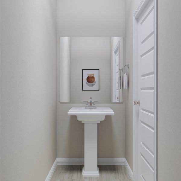 Representative furnished interior of a home built from the Heron by Tri Pointe Homes in Trillium, Richmond (Image 9).