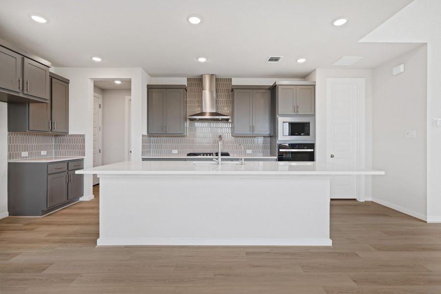 Furnished interior view inside a new home in Santa Rita Ranch, Liberty Hill (Image 7).