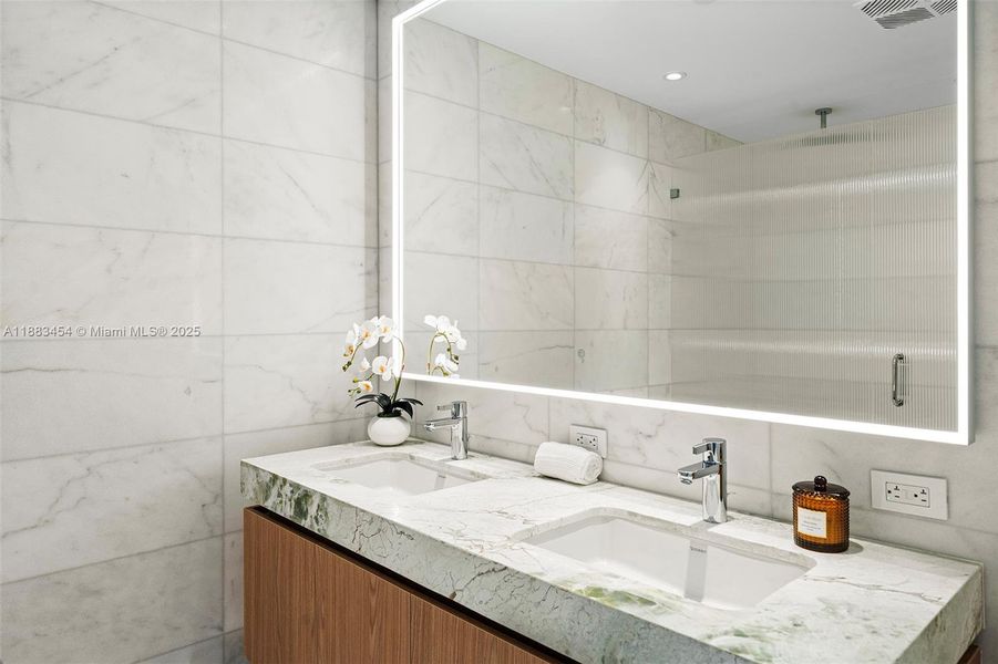 Furnished interior view inside a new home in , Miami Beach (Image 13).