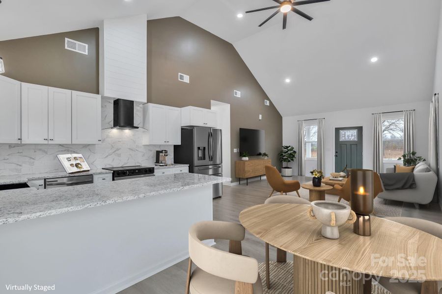 Furnished interior view inside a new home in , Shelby (Image 5).