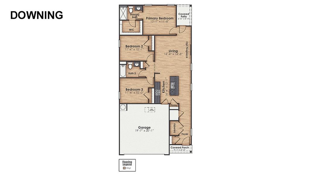 2D floor plan layout of this home in Lockwood Landing, Supply, NC (Image 4). 2D floor plan layout of this home in Lockwood Landing, Supply, NC (Image 4).