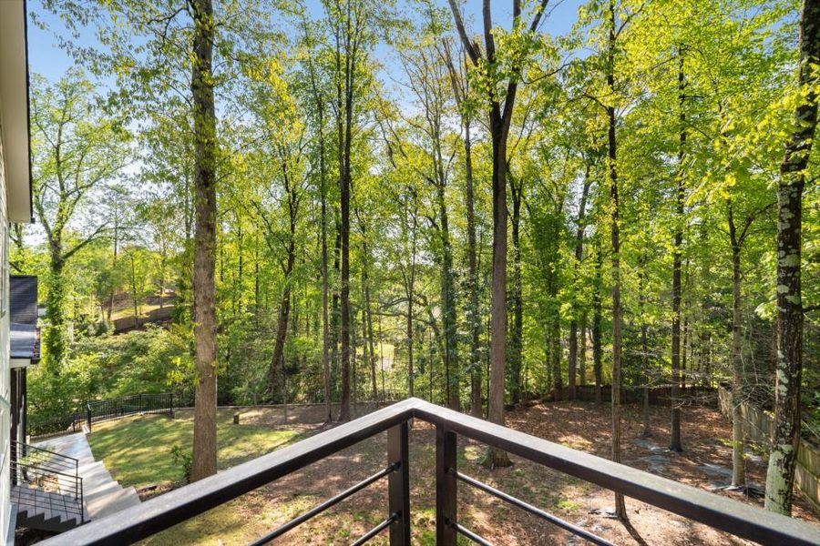 Exterior details and patio area of a home in , Atlanta (Image 31).