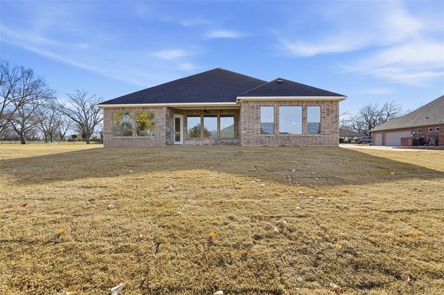 Exterior details and patio area of a home in , Granbury (Image 29).