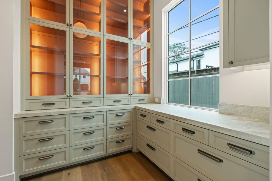 Furnished interior view inside a new home in , Houston (Image 10).