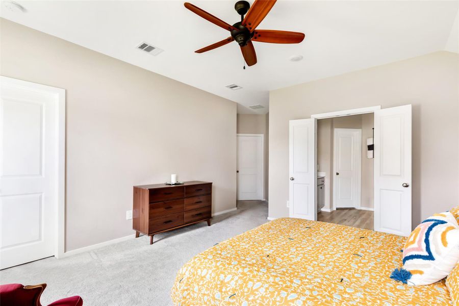 Furnished interior view inside a new home in Pinewood at Grand Texas, New Caney (Image 16).
