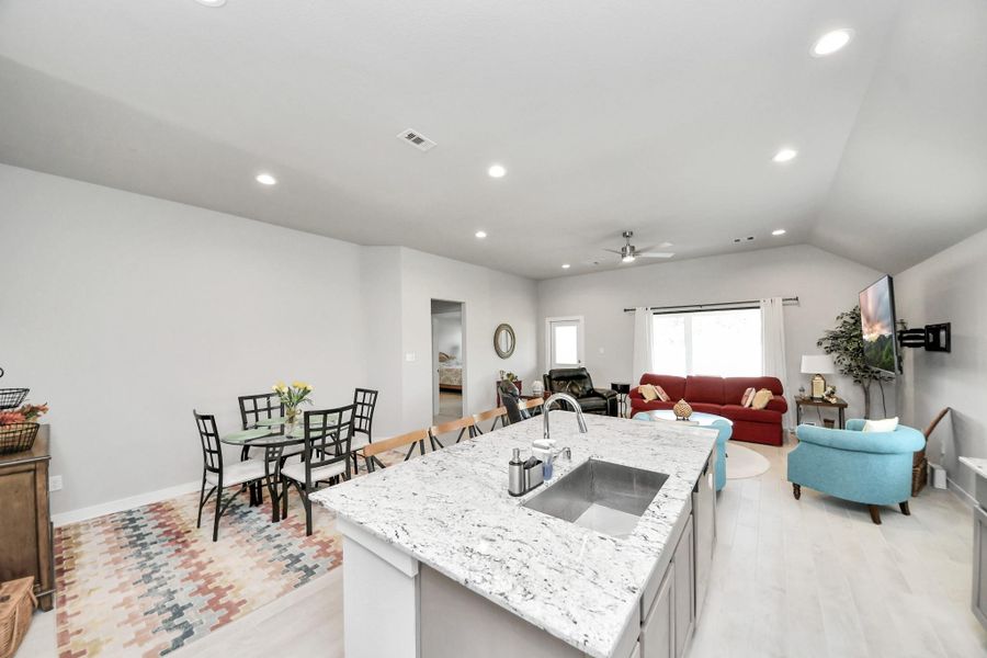 Furnished interior view inside a new home in Briarwood Crossing, Rosenberg (Image 11).