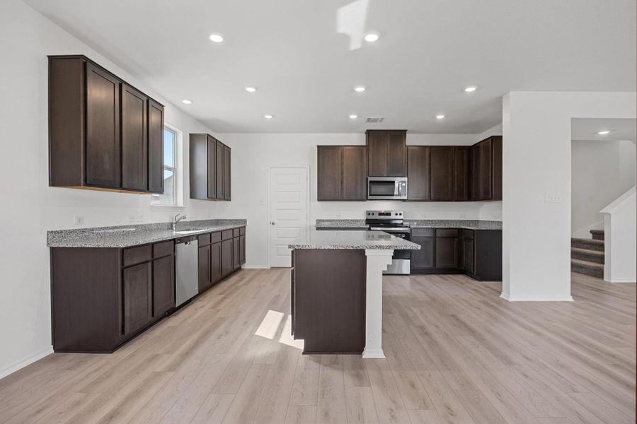 Furnished interior view inside a new home in Sonterra - Cool Water, Jarrell (Image 10).