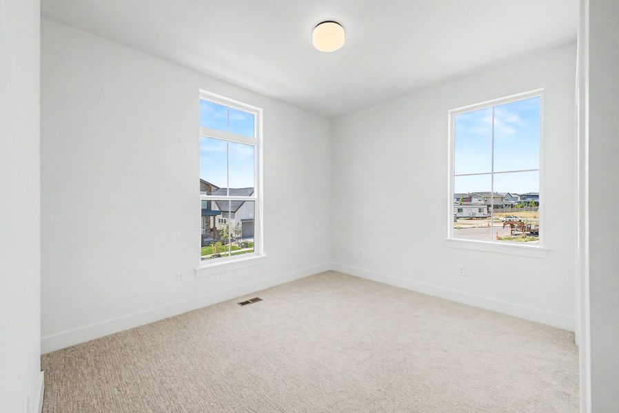 Spacious, unfurnished interior of a new home in West Grange, Longmont (Image 27). Spacious, unfurnished interior of a new home in West Grange, Longmont (Image 27).