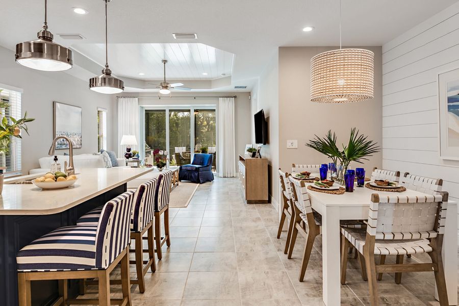Representative furnished interior of a home built from the Dream 2 by Neal Communities in Palmera, Venice (Image 10).