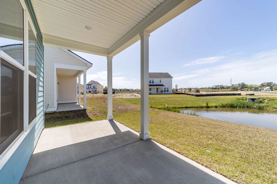 Exterior details and patio area of a home in Blue Heron Retreat, Little River (Image 3). Exterior details and patio area of a home in Blue Heron Retreat, Little River (Image 3).