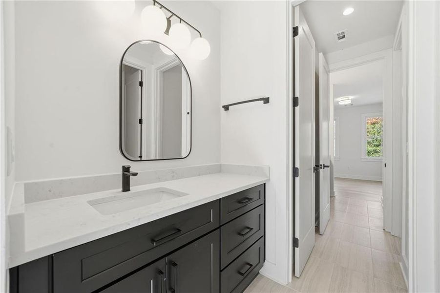 Furnished interior view inside a new home in , Monroe (Image 16).