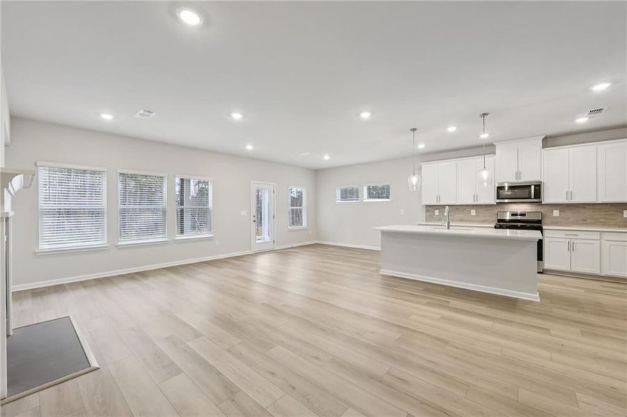 Spacious, unfurnished interior of a new home in Parkside at Grayson, Grayson (Image 26).