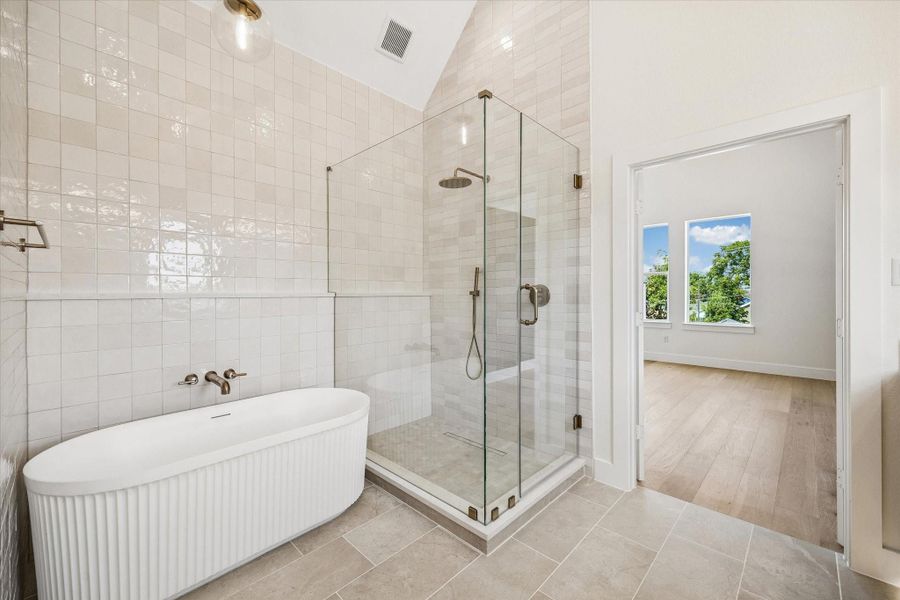 Furnished interior view inside a new home in , Houston (Image 10).