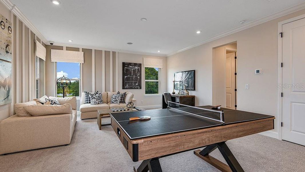 Furnished interior view inside a new home in Ardisia Park, New Smyrna Beach (Image 14).