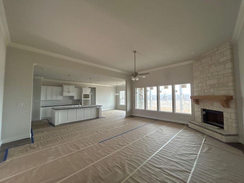 In-progress construction of a new home in Creekview Addition, Van Alstyne, TX (Image 14).