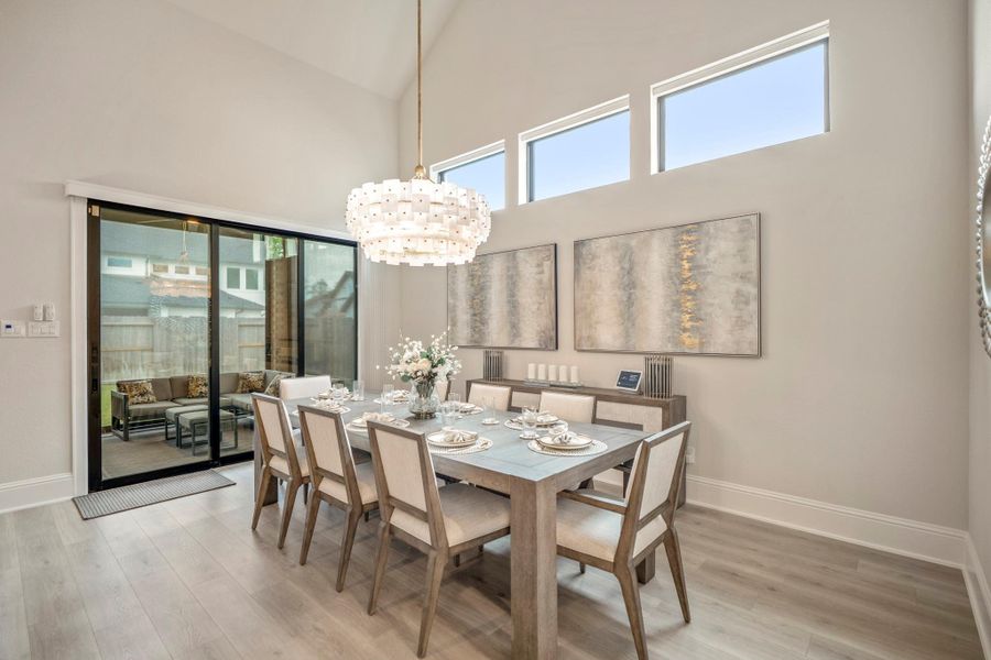 Furnished interior view inside a new home in The Highlands - 65', Porter (Image 14).