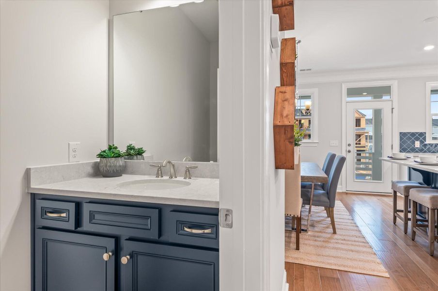 Furnished interior view inside a new home in , Charleston (Image 12).