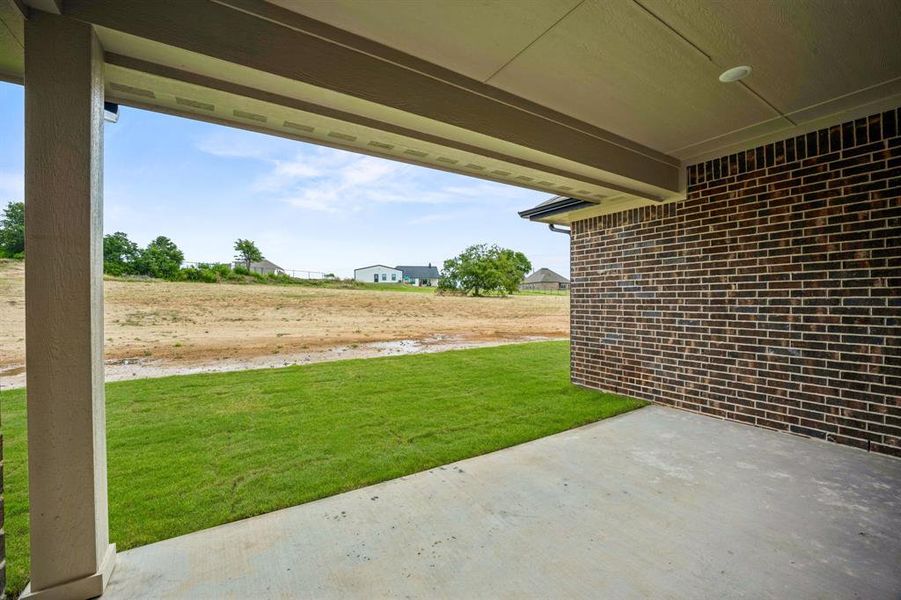 View of yard featuring a patio area