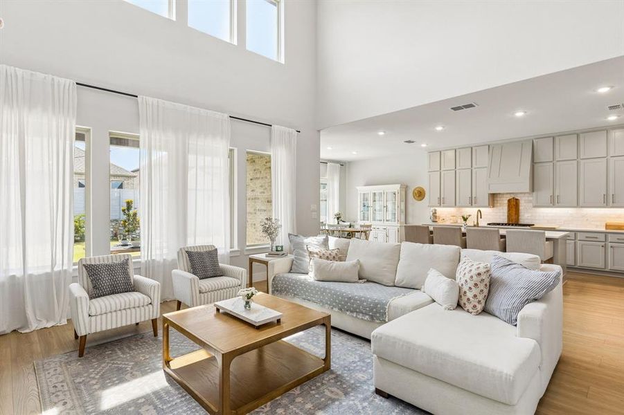 Furnished interior view inside a new home in , McKinney (Image 18).