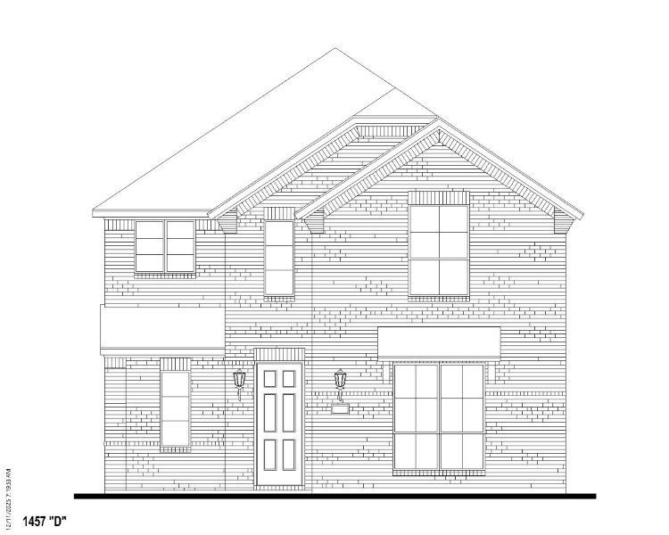 Plan 1457 Elevation D