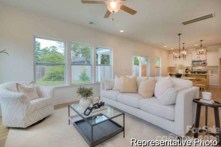 Furnished interior view inside a new home in Kensington, China Grove (Image 6).