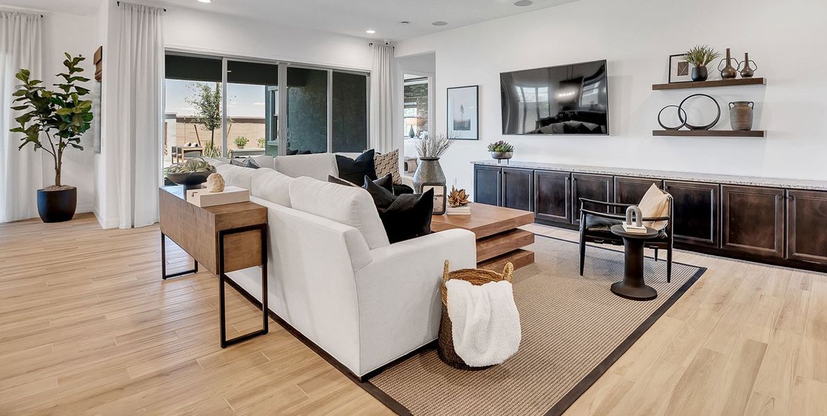 Furnished interior view inside a new home in Palo Verde at North Creek, Queen Creek (Image 12).