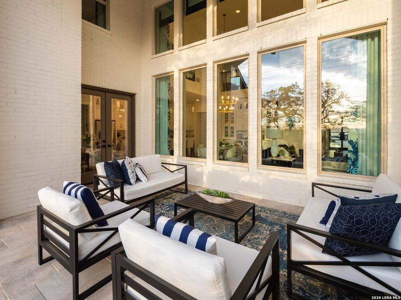 Exterior details and patio area of a home in Esperanza, Boerne (Image 22).