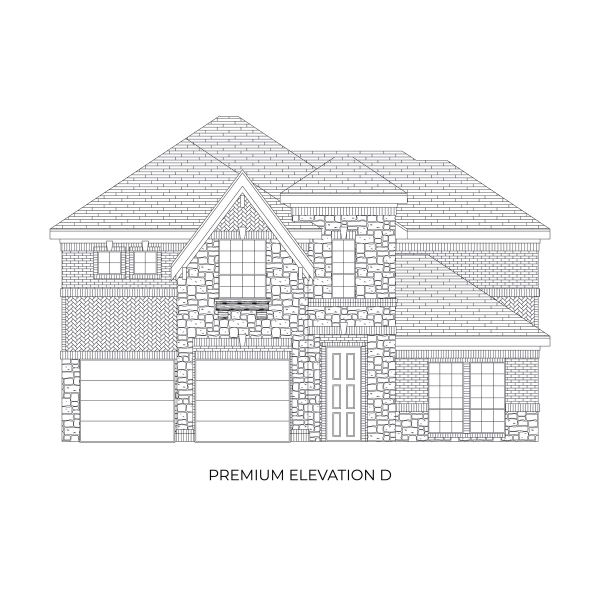 Representative rendering of the exterior for the Cooper F by First Texas Homes (Image 12). Representative rendering of the exterior for the Cooper F by First Texas Homes (Image 12).